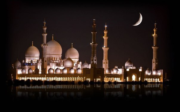 Большая Мечеть шейха Зайда, Абу Даби, ОАЭ.