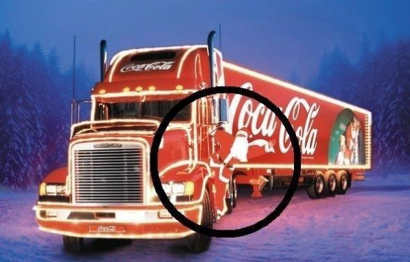 А Вы тоже не замечали Деда Мороза в рекламе Кока-Колы? :) 